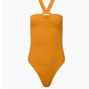 Onia Poppy Halter One Piece Swimsuit